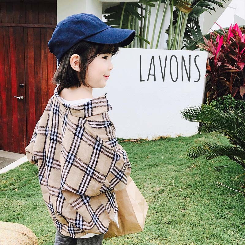 子供服 チェック柄 シャツ キッズ 長袖 ネルシャツ バーバリー風 韓国子供服 Lvn002 Lavons 通販 Yahoo ショッピング