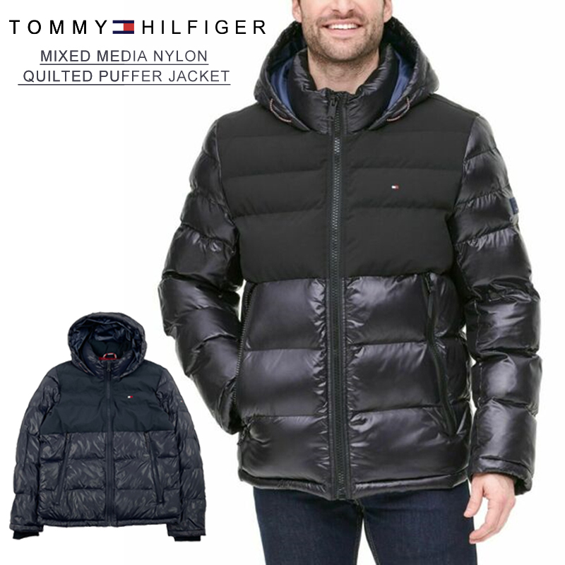 TOMMY HILFIGER トミーヒルフィガー 150AN232 M MIXED MEDIA NYLON QUILTED PUFFER JACKET  ジャケット ダウン ナイロン 中綿 送料無料 :102-50-30-005:LAXNY ONLINE - 通販 - Yahoo!ショッピング