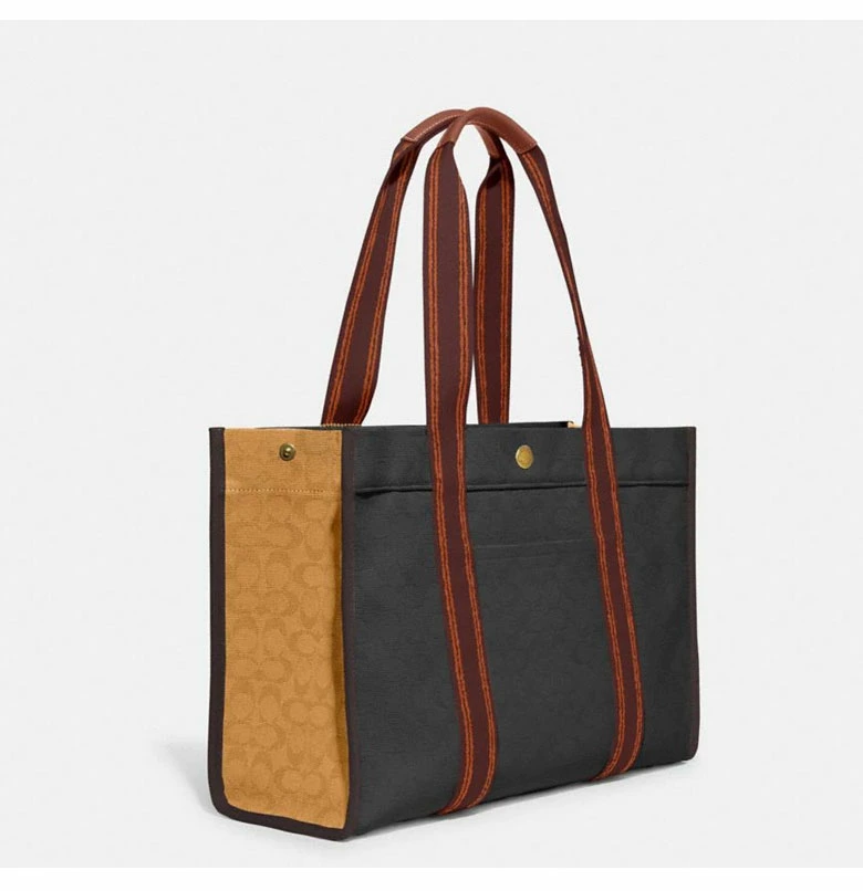 COACH コーチ C8633 B4EHY spin tote 42 in signature jacquard スピン