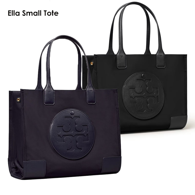 TORY BURCH トリーバーチ 88578 Ella Small Tote エラ スモール トート バッグ レディース ブラック ネイビー 黒  かばん 母の日 ギフト