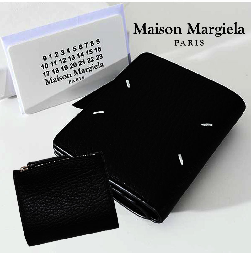 MAISON MARGIELA メゾン マルジェラ SA1UI0023P4455 SMALL FLIP FLAP WALLET 財布 二つ折り レザー ミニ  ウォレット コンパクト レディース おしゃれ :136-70-80-014:LAXNY ONLINE 通販 
