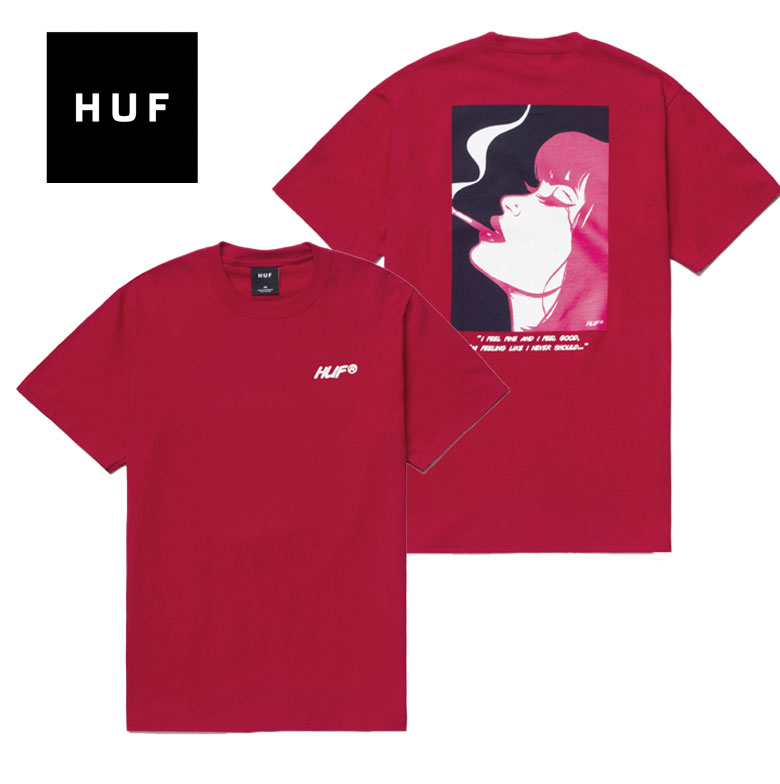 【在庫処分】SS21 HUF ハフ TS01349 M I FEELS GOOD S/S TEE T