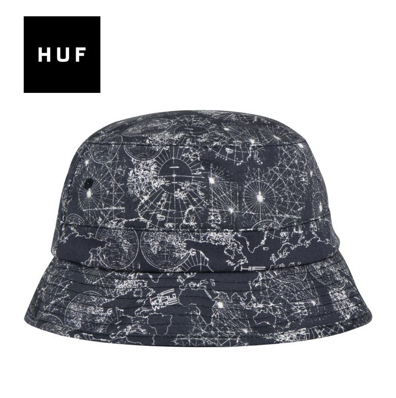 HUF ハフ ハット バケットハット 帽子 スケボー ストリート メンズ レディース ユニセックス HT00586 NICOLET BUCKET  ギフト 母の日