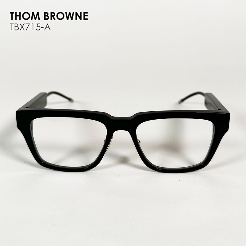 THOM BROWNE トムブラウン TBX715 クリアフレーム ウェリントン PC眼鏡 男女兼用 フレーム ギフト 送料無料 ホワイトデー