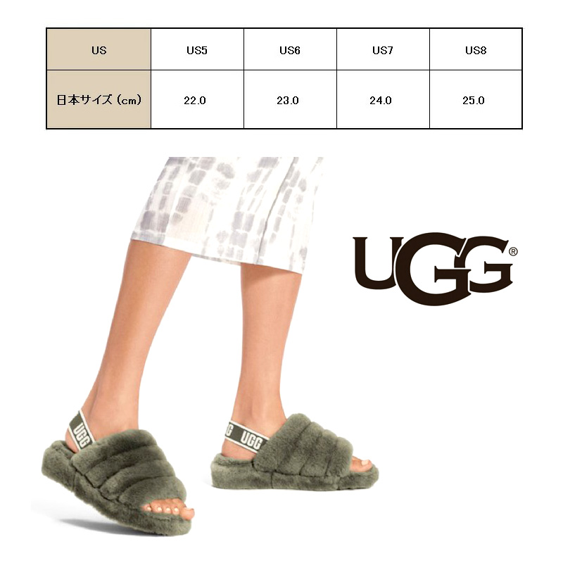 アグ サンダル レディース フラッフ イヤー スライド UGG FLUFF YEAH SLIDE 1095119 ふわふわ モコモコ スポーツ  ルームシューズ ホワイトデー ギフト