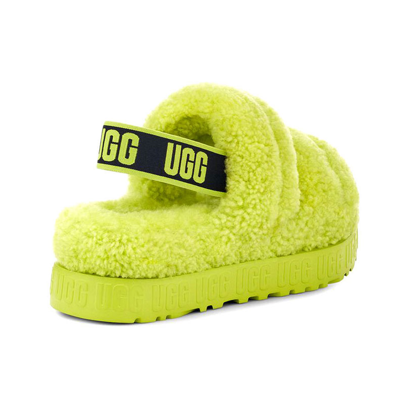 UGG サンダル ファー レディース 厚底 おしゃれ 靴 120876 OH FLUFFITA