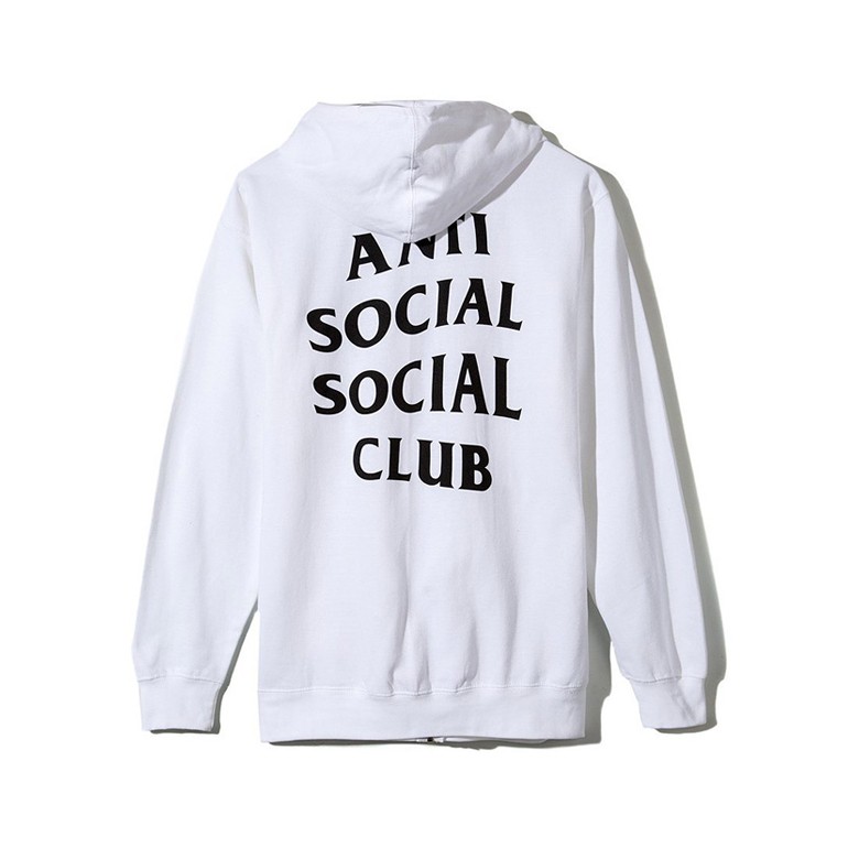 anti social social club zip up hoodie アンチ ソーシャル クラブ 