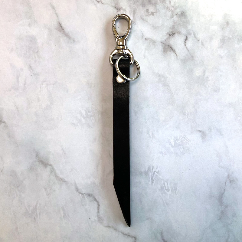 名入れ 無料 栃木レザー キーホルダー キーリング キーフック