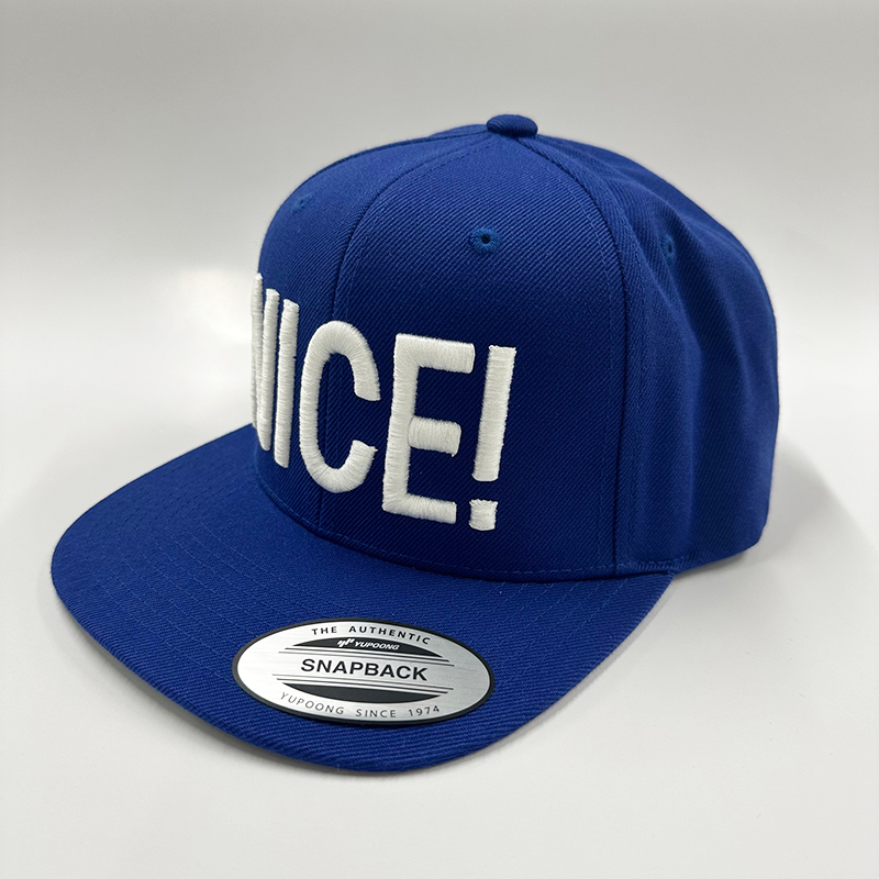 ういちの江戸川ナイスぅ〜っ！グッズ NICE！キャップ−青【送料無料