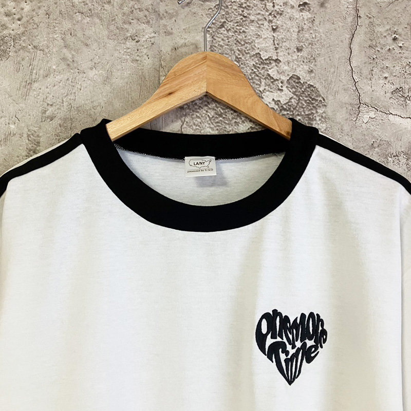 MEDM 半袖 Tシャツ ロゴ 刺繍 ストリート コットン ユニセックス CIAOPANIC TYPY tシャツ 「ojisan」ユニセックスワンポイント