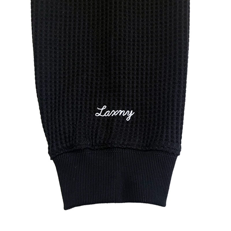 LAXNY】ワッフル ロンT メンズ 長袖Tシャツ サーマル 保温 ワッフル