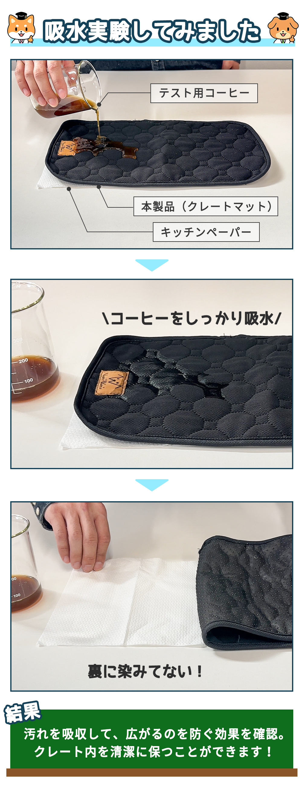 nomariページ #1928 クレートクッションマット ペットが喜ぶ キャリークッションベッド/クレートクッション