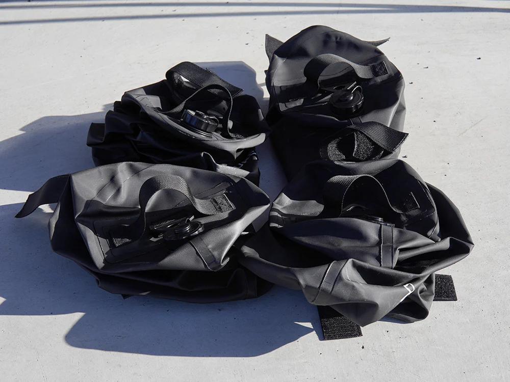 FUTURE FOX タープ専用 注水式 テント ウェイトバッグ おもり 10L×4本 セット