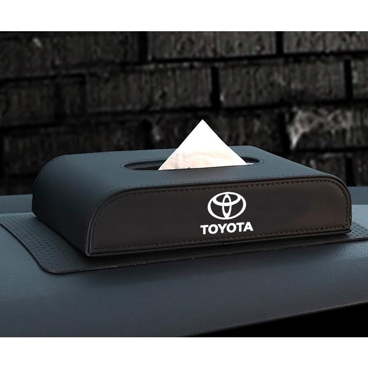 トヨタ 車用ティッシュボックス PUレザー 高級ティッシュケース 磁石