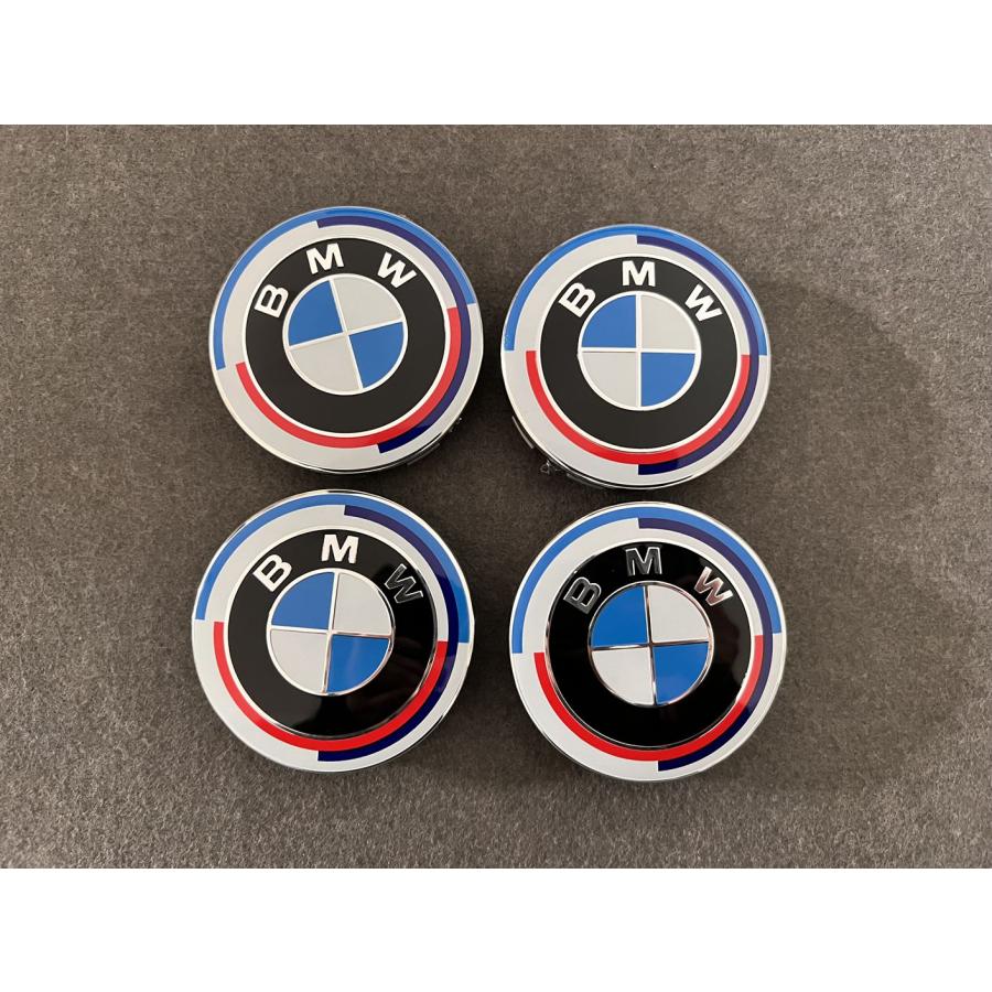 BMW 純正 M 50周年 エンブレム & ホイールキャップ セット BMW 純正 50周年記念 Motorsport クラシック エンブレム
