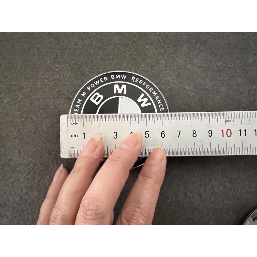 85☆BMW 50周年記念用☆4個セット ホイールキャップ 外径68mm ハブ