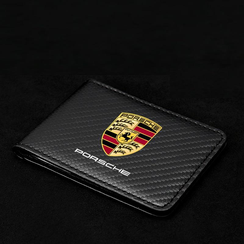 ポルシェ カードケース 免許証ケース カードホルダー PUレザー