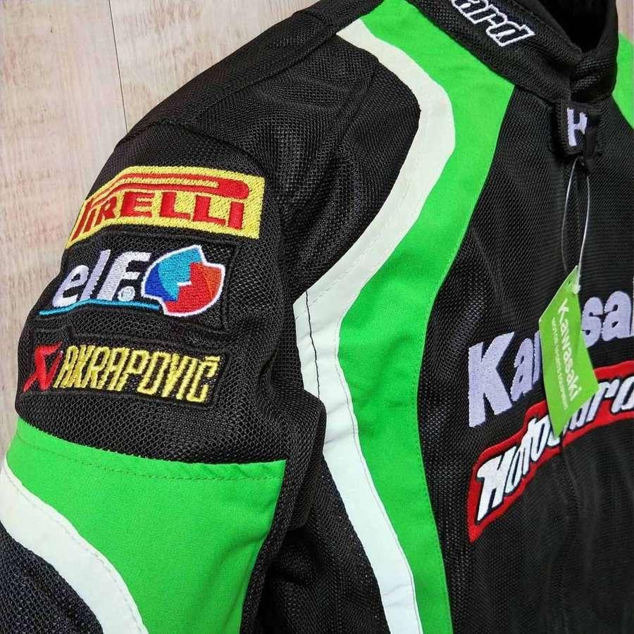 バイクジャケット メンズ 春夏向け メッシュ素材 オートバイウエア