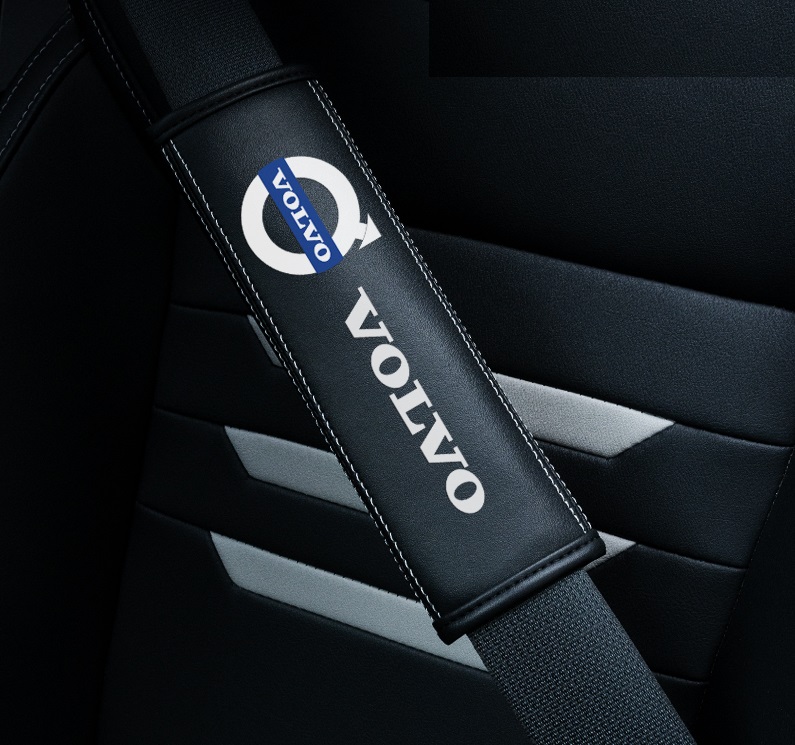 ボルボ（VOLVO） ◇ボルボ VOLVO◇シートベルトパッド2本 レザー製