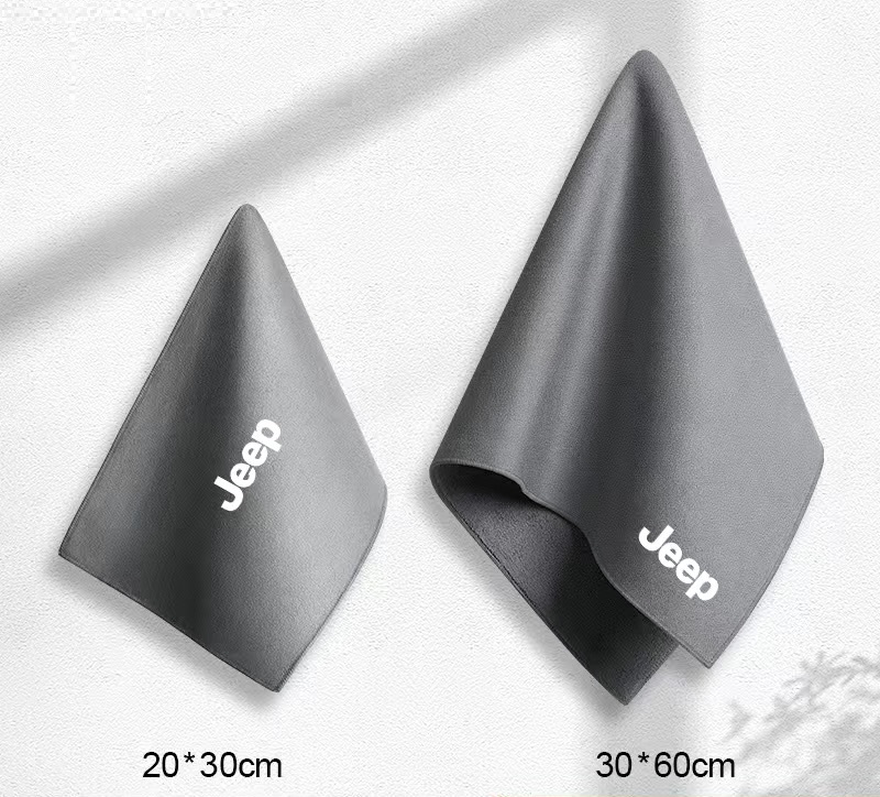 Jeep（ジープ） ◇ジープ JEEP◇車用 バスタオル 洗車後 速乾 水分を