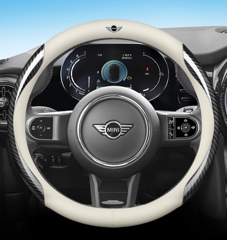 MINI（ミニ） ◇ミニ BMW MINI◇ホワイト◇ハンドルカバー コンパス