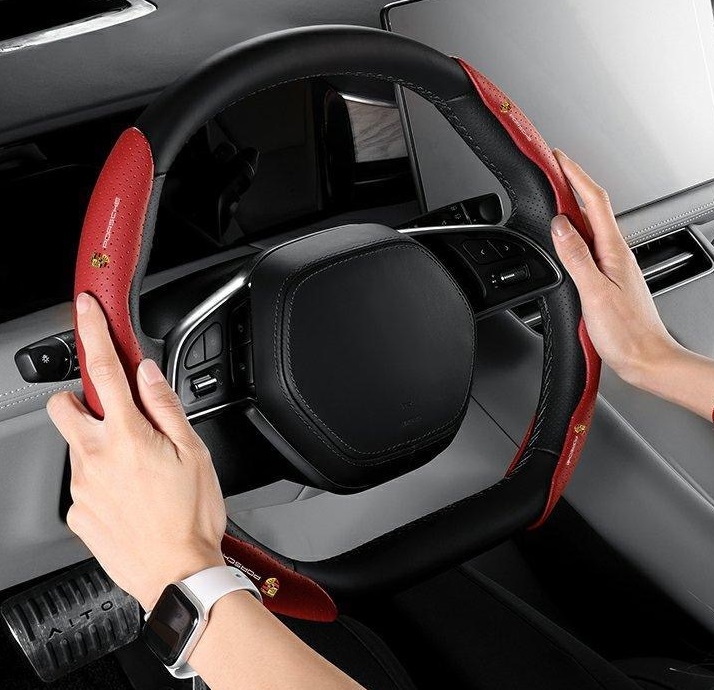 PORSCHE（ポルシェ） ◇ポルシェ PORSCHE◇レッド◇ハンドルカバー