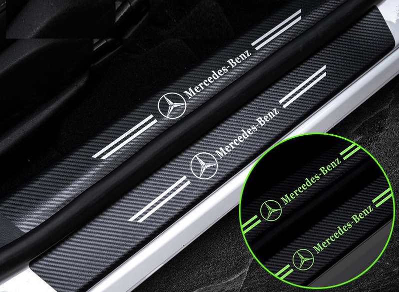 希少w123w124ベンツスカッフプレート Mercedes-Benz（メルセデス・ベンツ） ◇メルセデス・ベンツ BENZ◇車