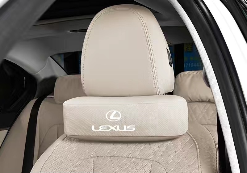 レクサス（LEXUS） ☆レクサス LEXUS☆ベージュ☆車用ネックパッド 首