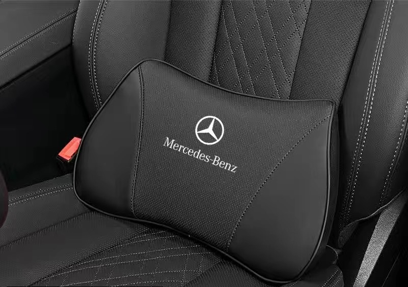 Mercedes-Benz レザー クッション Mercedes-Benz レザー クッション ブラック 安い