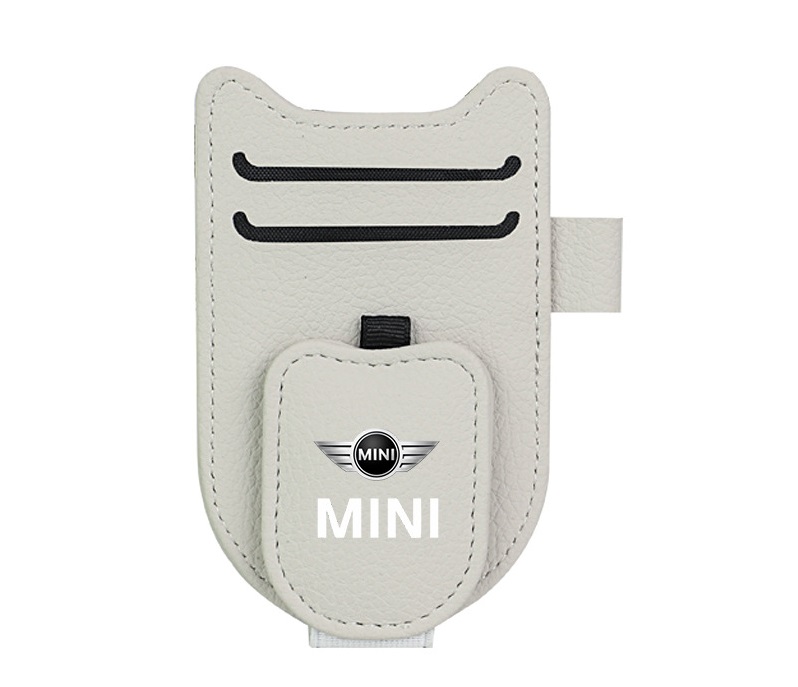MINI（ミニ） ☆ミニ BMW MINI☆ベージュ☆車用メガネホルダー