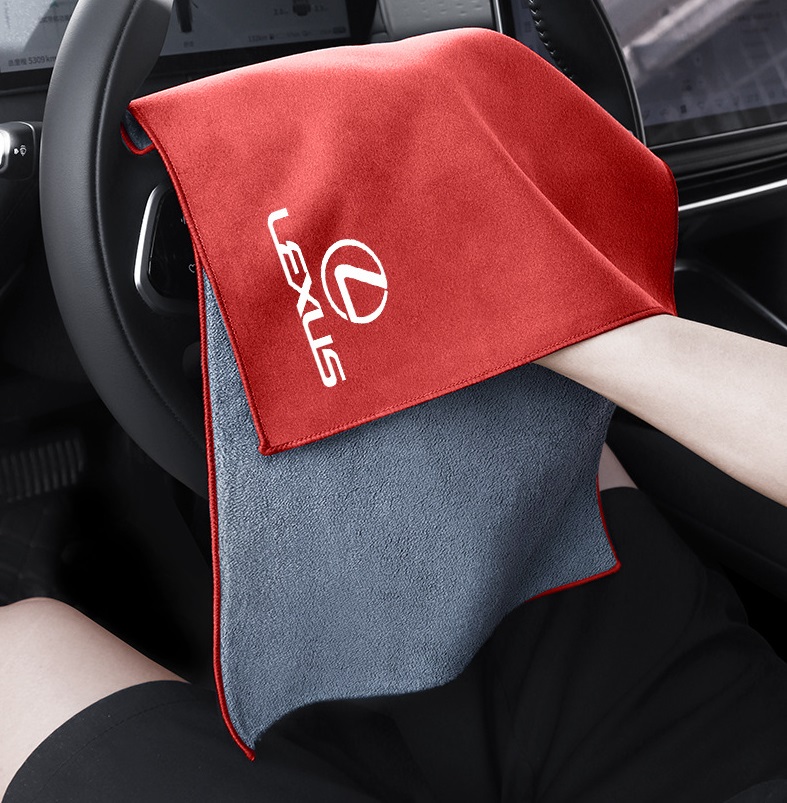 レクサス（LEXUS） ☆レクサス LEXUS☆レッド☆マイクロファイバー