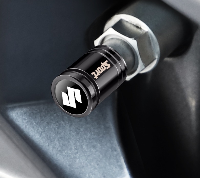 スズキ（SUZUKI） ☆スズキ SUZUKI☆ブラック☆タイヤエアバルブ