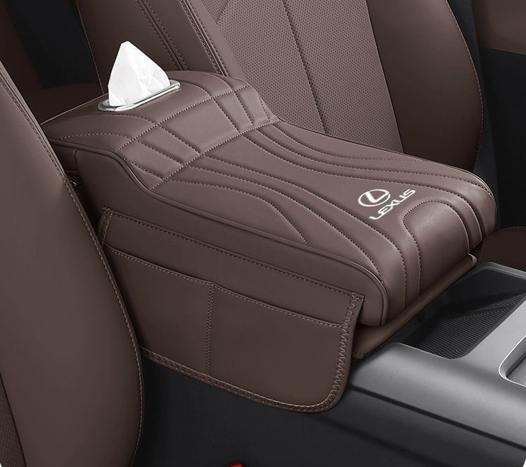 レクサス（LEXUS） LEXUS☆モカブラウン☆アームレストカバー 肘掛け