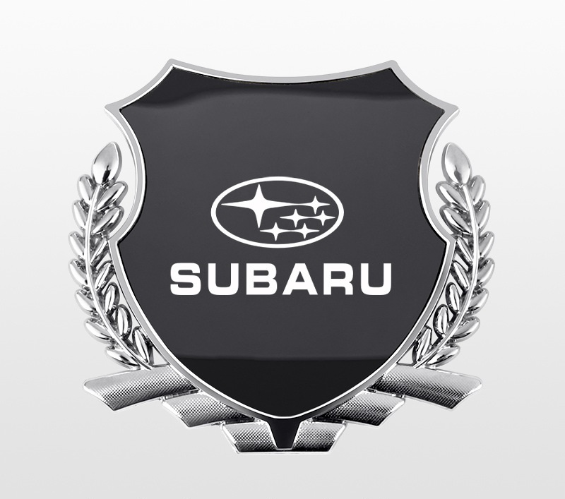 SUBARU（スバル） ☆スバル SUBARU☆ブラック/シルバー☆ステッカー 車 
