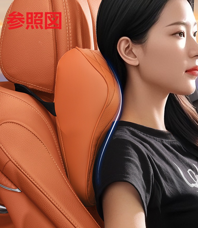 ボルボ（VOLVO） ☆ボルボ VOLVO☆ブラック☆車用ネックパッド 首