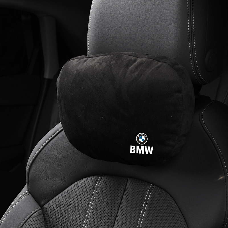BMW ◇BMW◇ブラック◇車用 ヘッドレスト1個+腰クッション1個 ネック