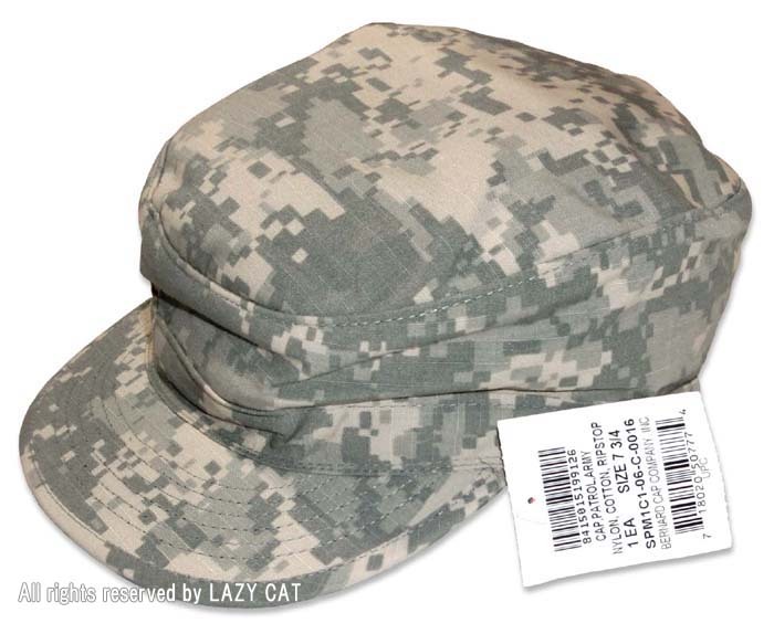 米軍 ACU 迷彩 パトロール キャップ 帽子 ハット ワークキャップ 