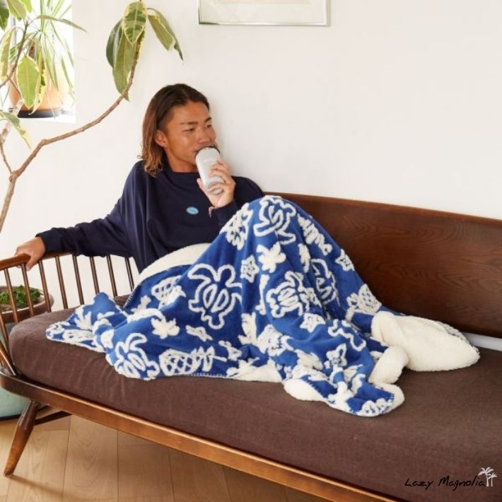 KEBOZ LARGE BLANKET ケボズ ブランケット 完売品 ネイビー KEBOZ LARGE BLANKET ケボズ ブランケット 完売品 ネイビー 【公式通販】