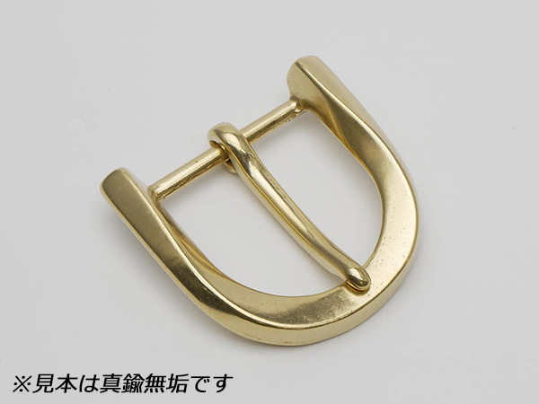 口型バックル 捻じり端っこ PB25 Ｎｉ/アンティック/金管楽器純然たる/ゴールド（本金）/ダール 内巾35粍 1ヶ/50ヶ【電子メール便相応う】 [レザ レザークラフト道具、材料-手芸、ハンドクラフト
