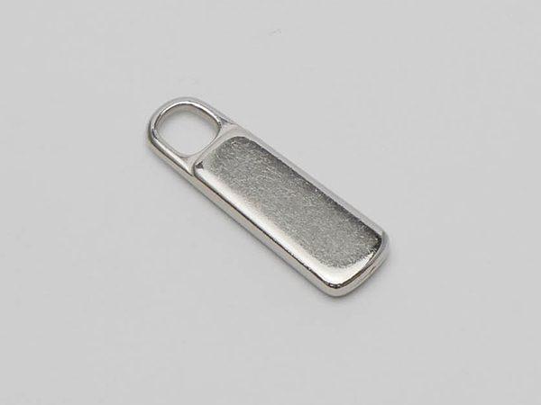ファスナー用引手 角丸 全4色 27×8.5mm 1ヶ/10ヶ/100ヶ【メール便対応】 [レザークラフトぱれっと] レザークラフトファスナー
