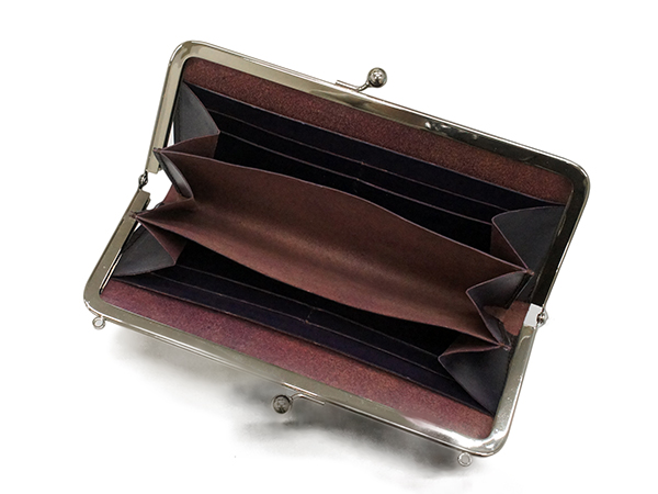型紙】がま口長財布 約10.5×21×2cm【メール便対応】 [レザークラフト