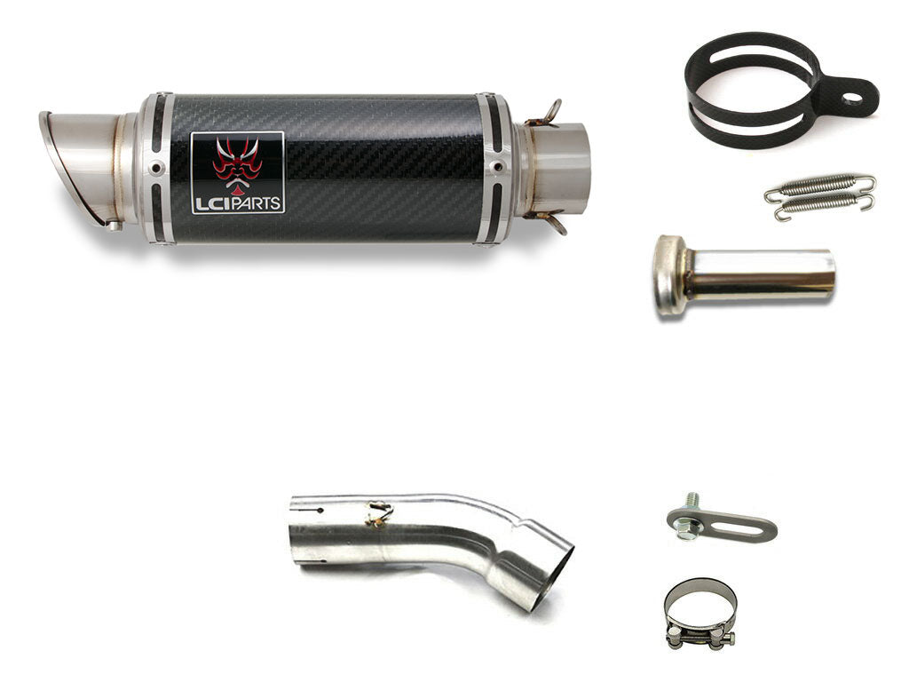  C650GT LCI ステンレススリップオンマフラー BMW C650GT 2012-2015 LCIPARTS ショートカーボンスリップオンマフラー
