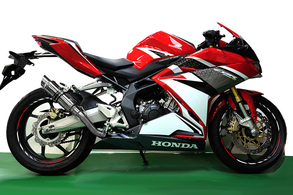 ホンダ CBR250RR 2017-2023 LCIPARTS ショートステンレススリップオン