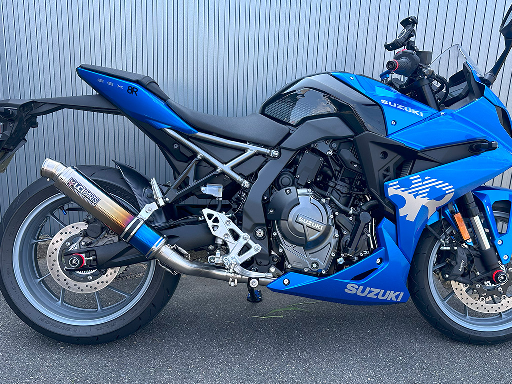 スズキ GSX-8S 2023-2024 GSX-8R 2024- LCIPARTS ラウンドチタンフル