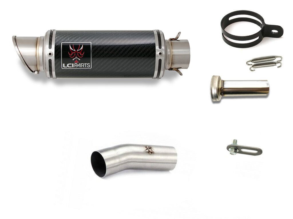 ZX6R LCI マフラー カワサキ ZX6R ZX-6R 2009-2012 LCIPARTS ショートカーボンスリップ