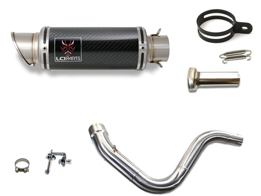 KTM 250 DUKE / 390 2014-2016 LCIPARTS ショートカーボンスリップオン