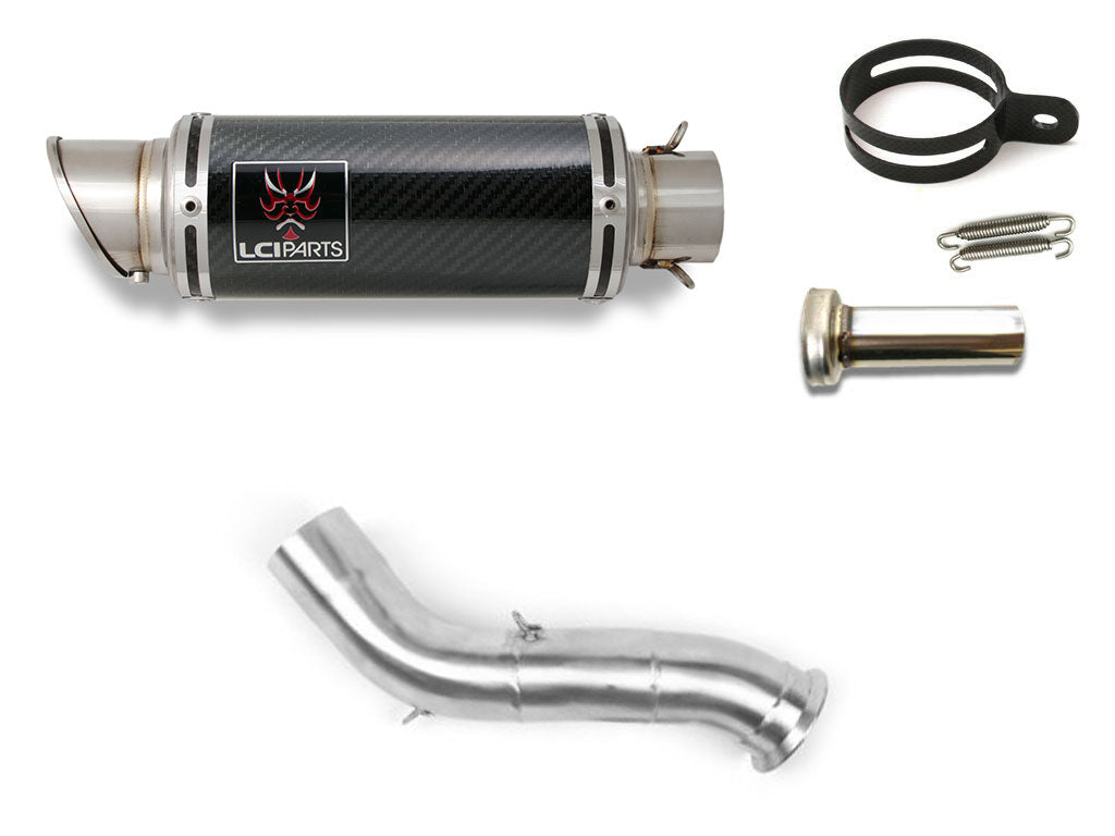 KTM 890 DUKE 2020-2024 LCIPARTS ショートカーボン スリップオン