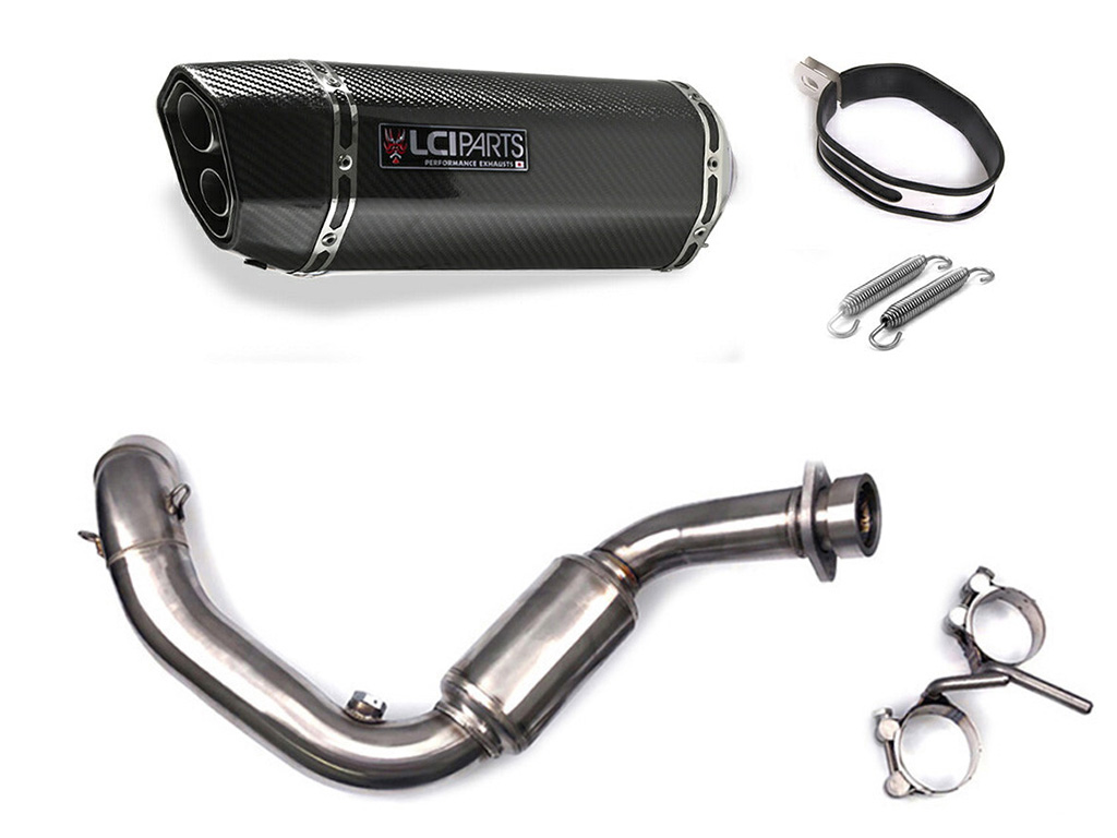BMW G310R G310GS 2016-2024 LCIPARTS ツインエンド カーボン フル