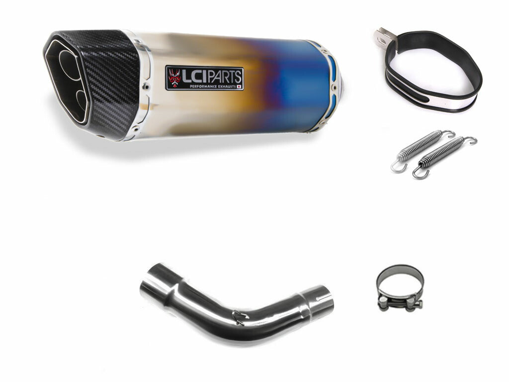 スズキ SV650 2016-2024 LCIPARTS ツインエンド チタン スリップオン