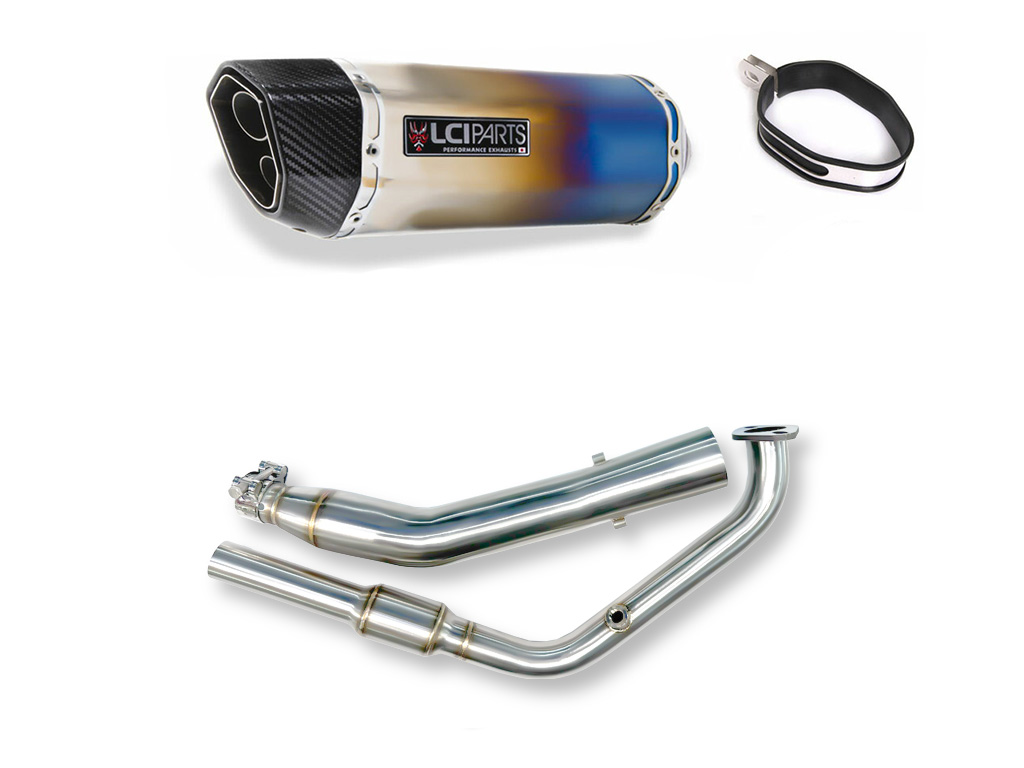 ヤマハ YZF-R125 2019-2024 LCIPARTS ツインエンド チタン フル